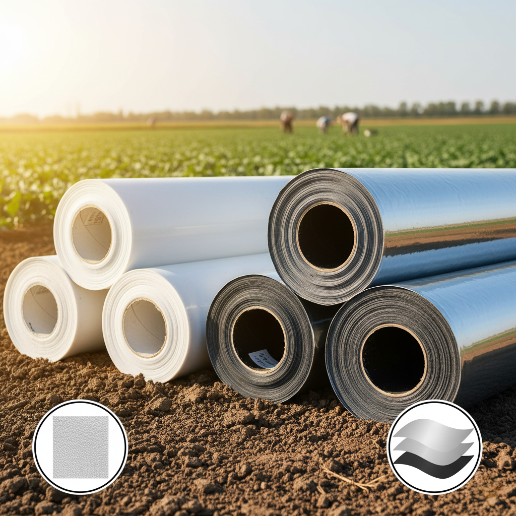 نایلون تک‌لایه و سه‌لایه (دو رنگ) کشاورزی