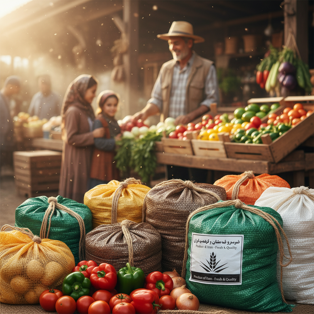 کیسه‌های بسته‌بندی محصولات کشاورزی