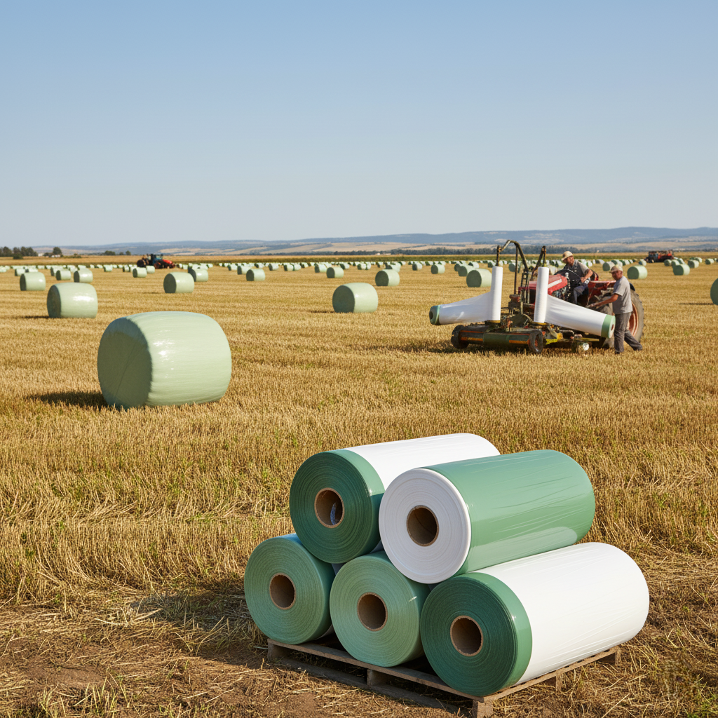 نایلون سه لایه سیلاژ و بسته‌بندی علوفه